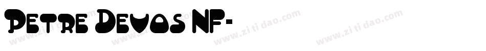 Petre Devos NF字体转换